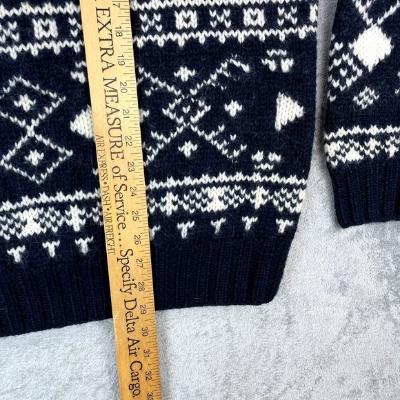 NWOT POLO JEANS CO. RALPH LAUREN Mens Wool Sweater Nordic Heavyweight Warm XL - Picture 6 of 7